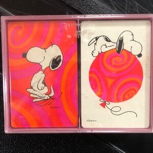 Vintage Snoopy playing cards